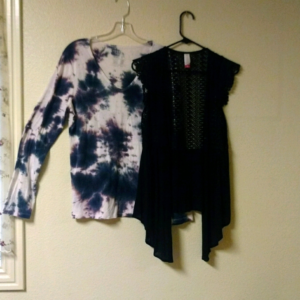 Top With Lace Vest